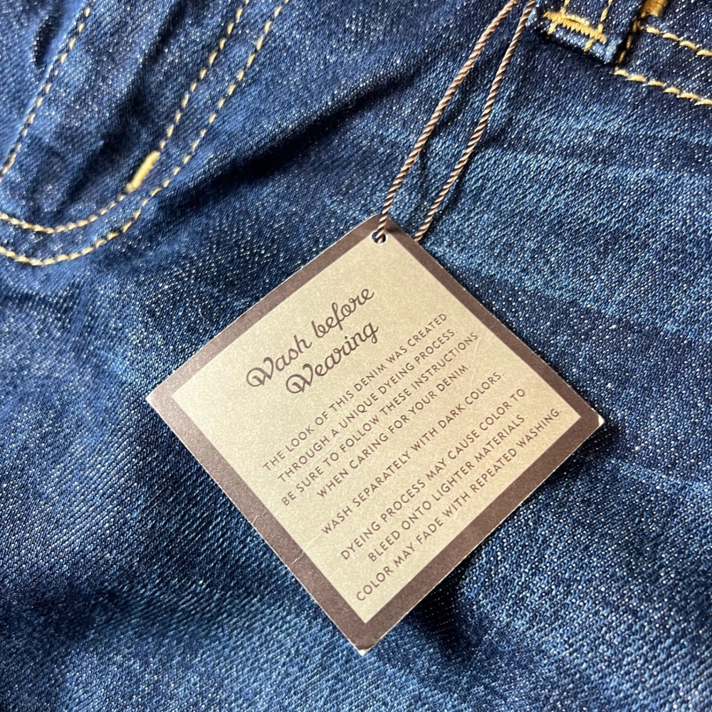 Ann Taylor Jeans Womens 10 Blue Modern Fit Lindsay Waist Straight Leg Dark Wash - Picture 9 of 13